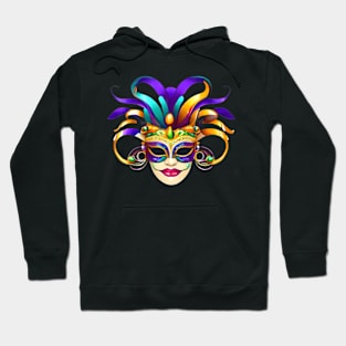 Carnival Reverie Dynamic Designs For Mardi Gras Revelry Hoodie